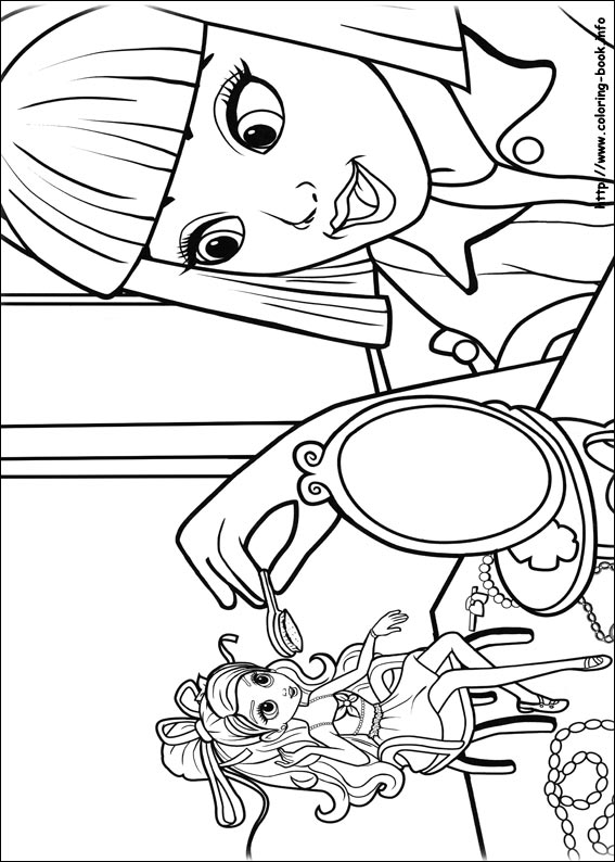 Barbie Thumbelina 07 Coloring Page