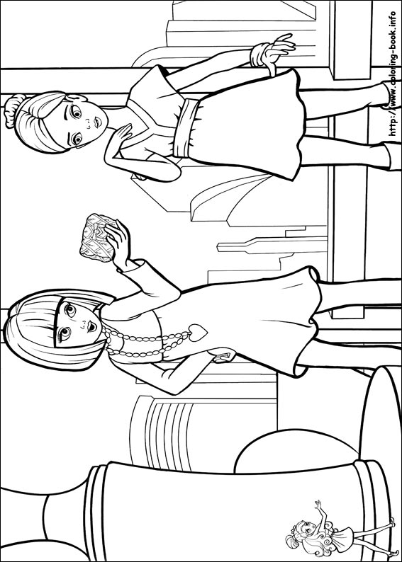 Barbie Thumbelina 09 Coloring Page
