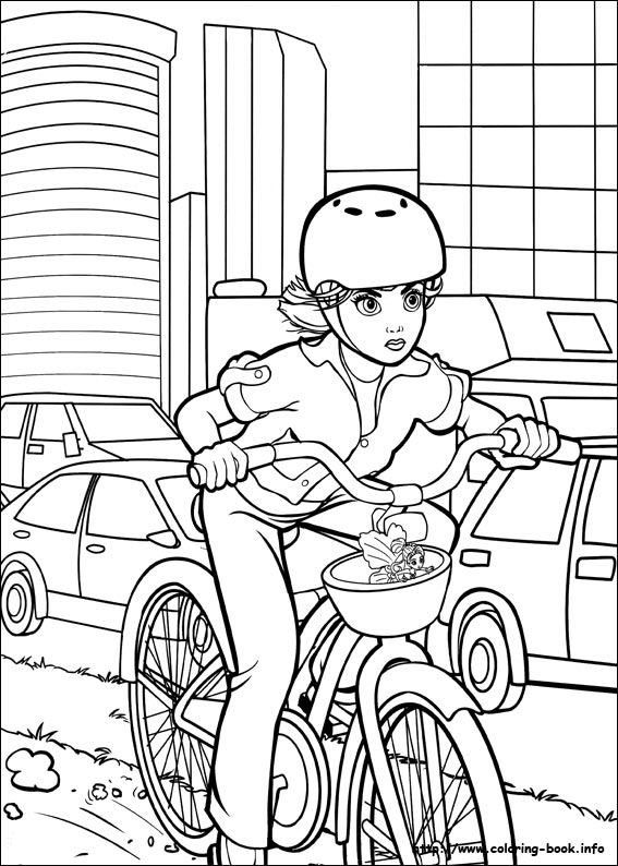 Barbie Thumbelina 12 Coloring Page