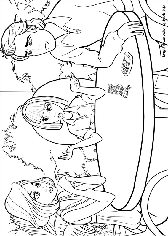 Barbie Thumbelina 14 Coloring Page