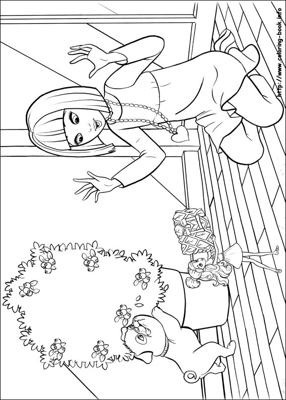 Barbie Thumbelina 17 Coloring Page