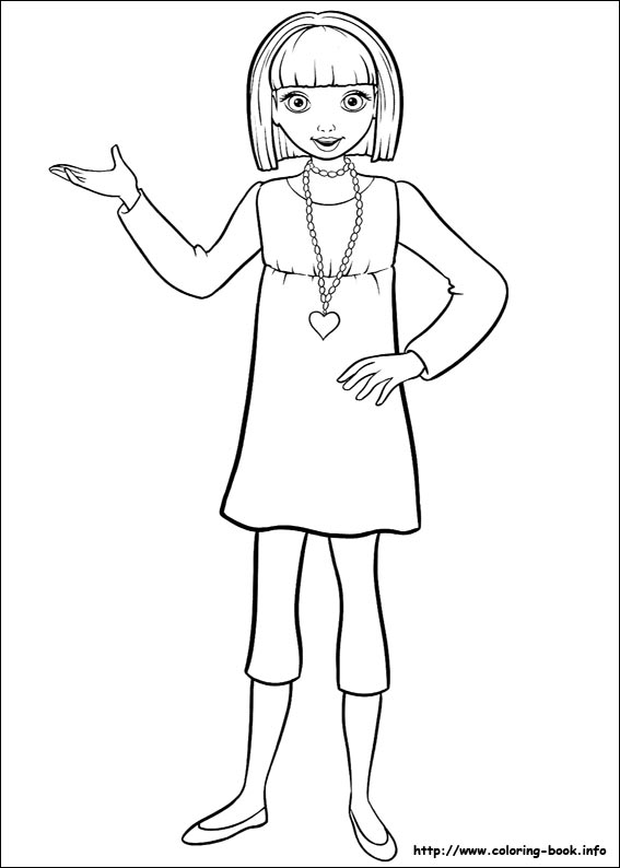 Barbie Thumbelina 23 Coloring Page