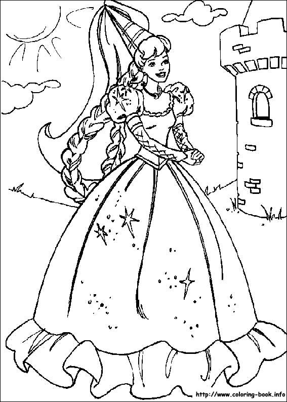 Barbie30 Coloring Page