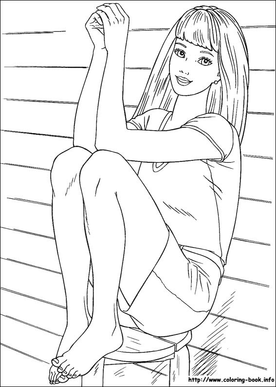 Barbie55 Coloring Page