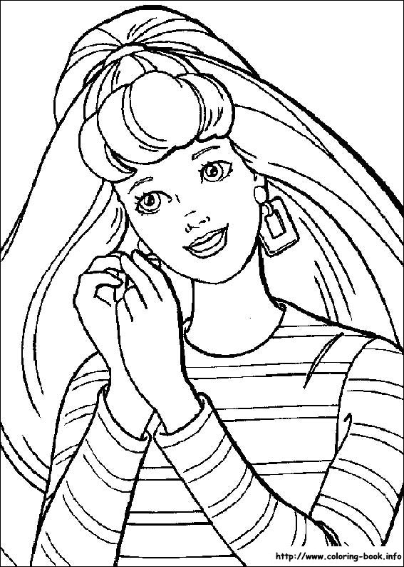 Barbie7 Coloring Page