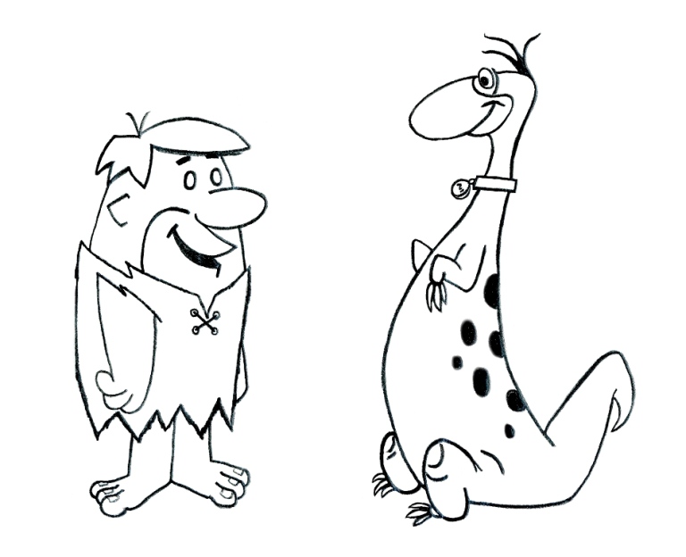 Barney And Dinno Flintstones 915e
