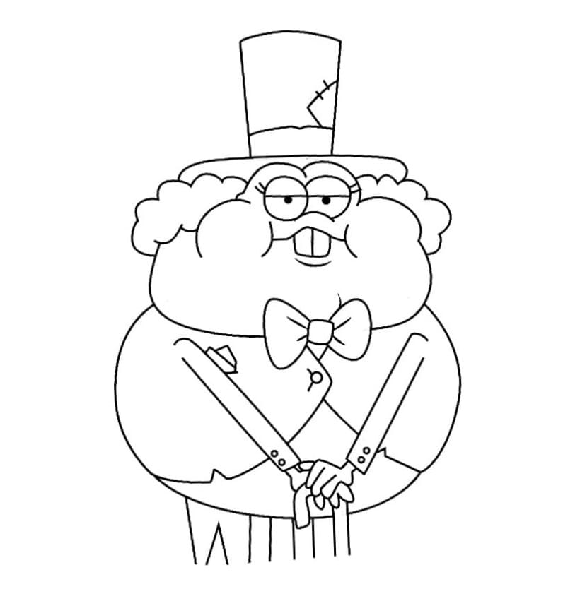 Barry from Disney Amphibia Coloring Page