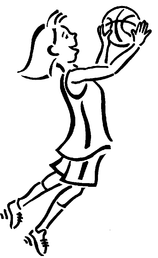 Basketball S For Girls 9b40 Coloring Page