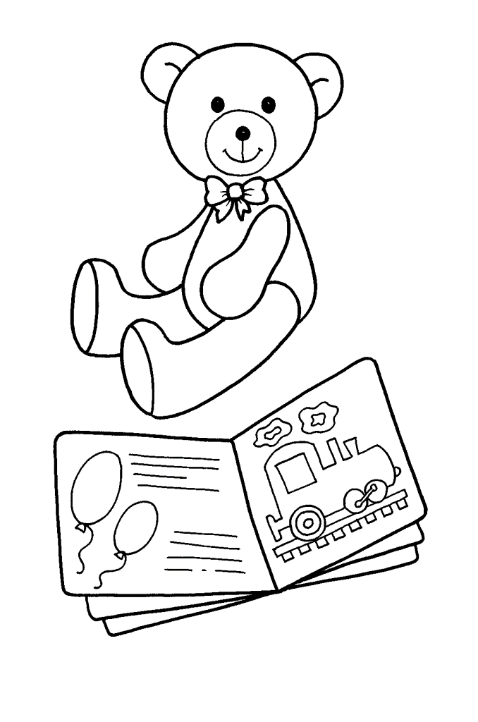 Bear and Book Toy