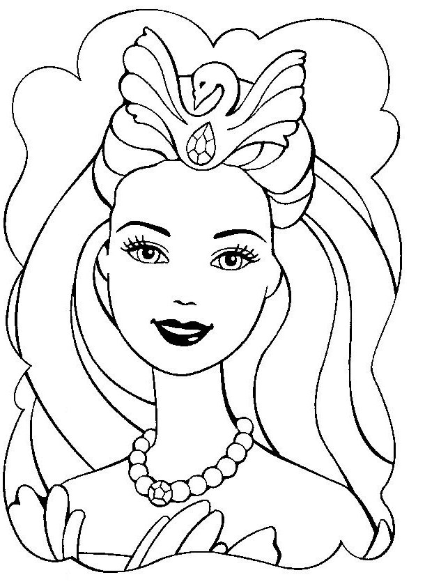 Beautiful Barbie S For Girly Girls 662d Coloring Page