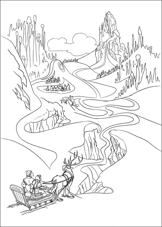Beautiful Scenery Coloring Page