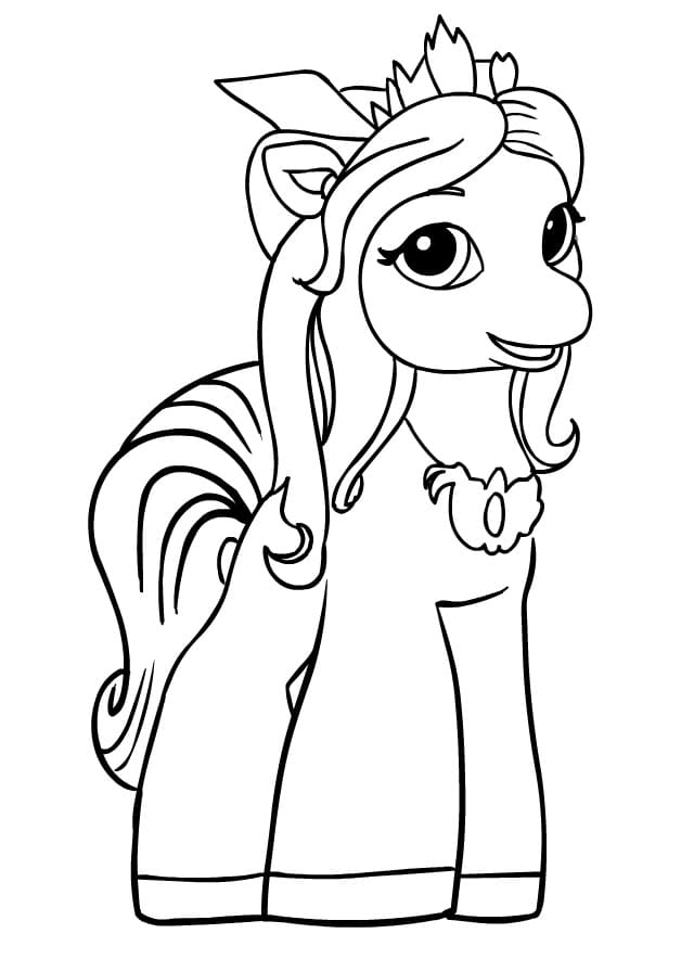 Bella from Filly Funtasia Coloring Page