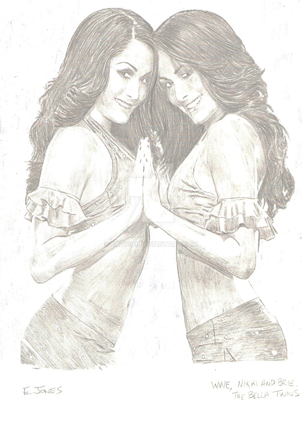 Bella Twins Coloring Page