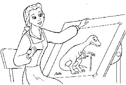 Belle Draws Dino Disney Princess Ea7e