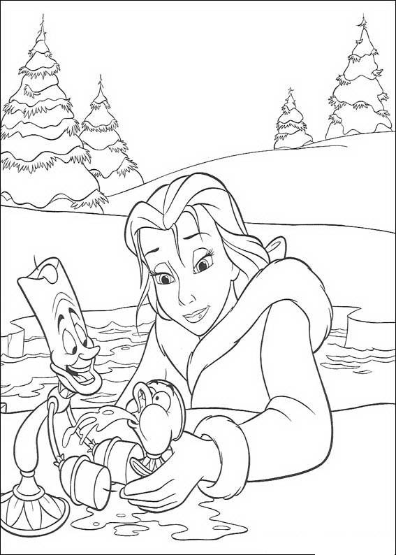 Belle Helped Chip Disney Princess