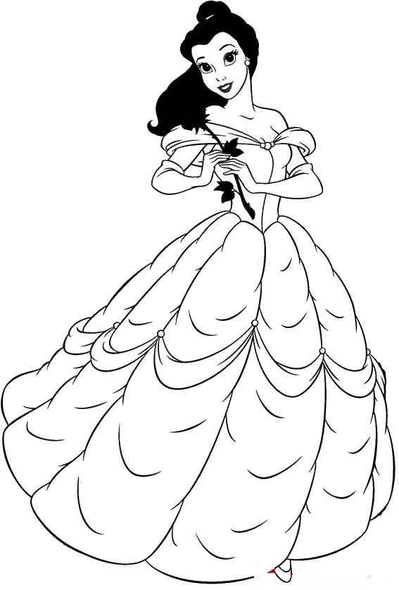 Belle In Beautiful Dress Disney Princess Ff42