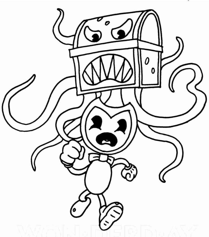 Bendy and Monster Chest