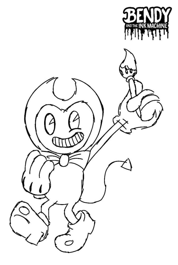 Bendy and Paintbrush