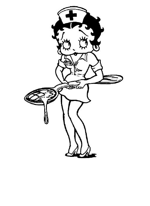 Betty Boop Coloring Sheets Coloring Page