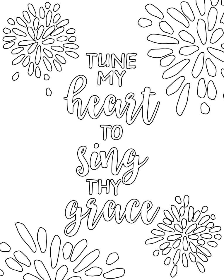 Bible Verse 13 For Kids Coloring Page