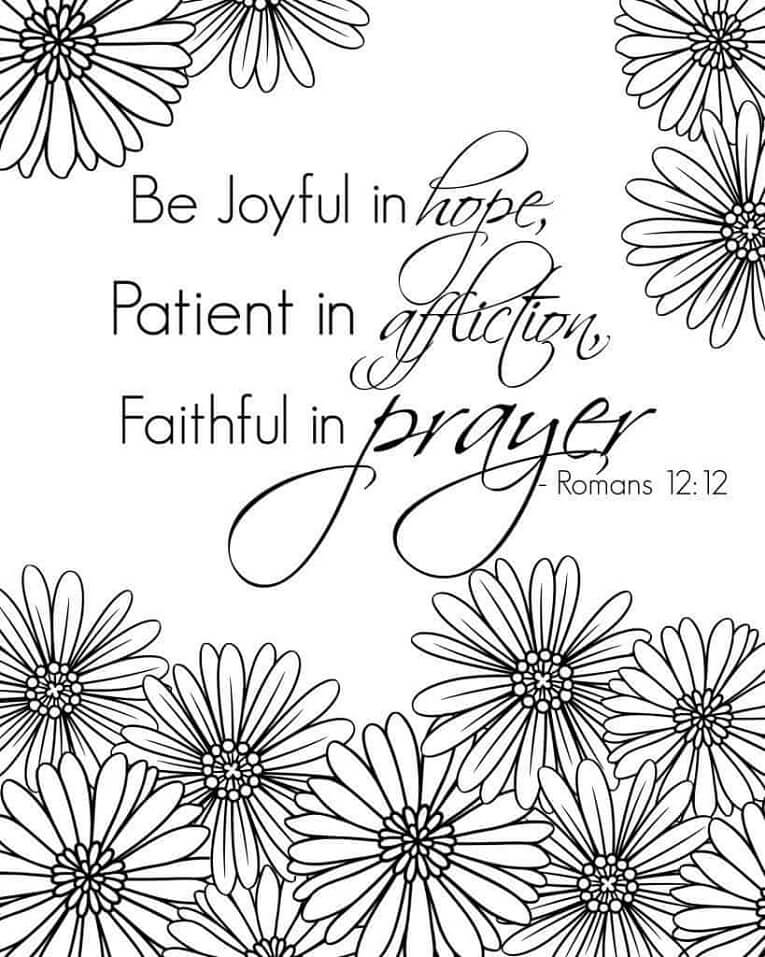 Bible Verse 9 Cool Coloring Page