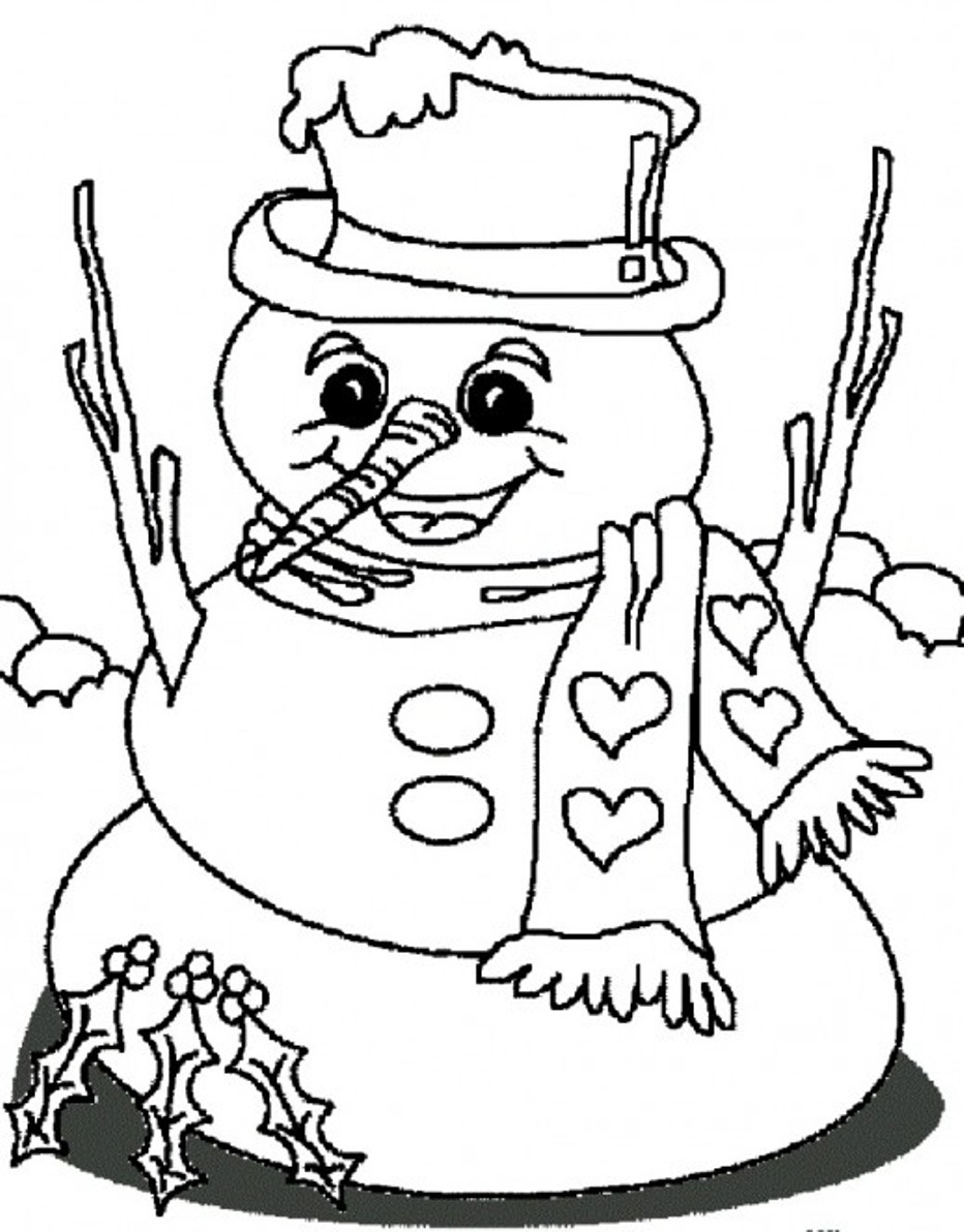 Big Smile From Snowman