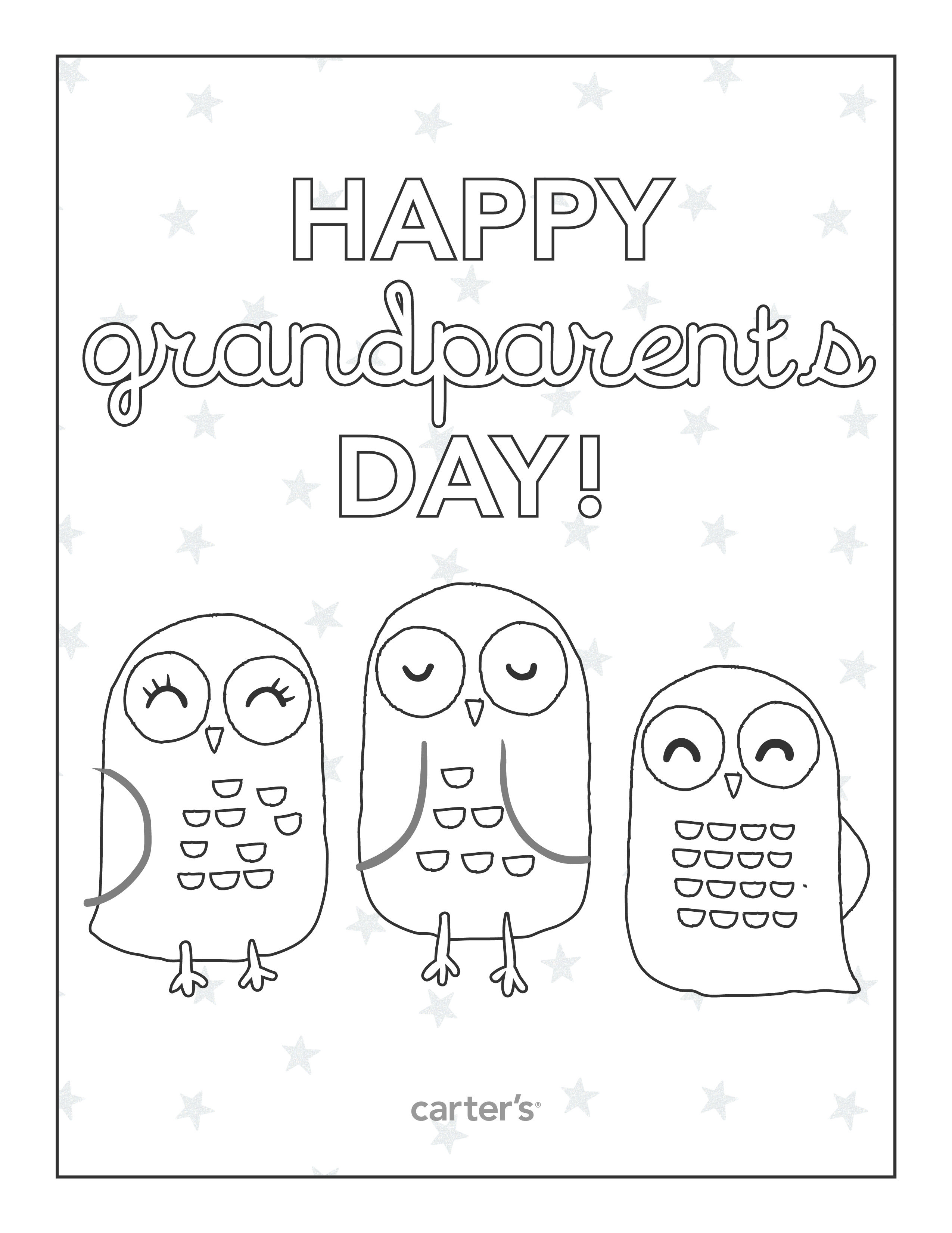 Birds Happy Grandparents Day Fun