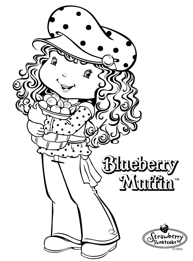 Blueberry Muffin Character