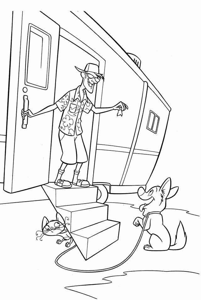 Bolt Movies Coloring Page