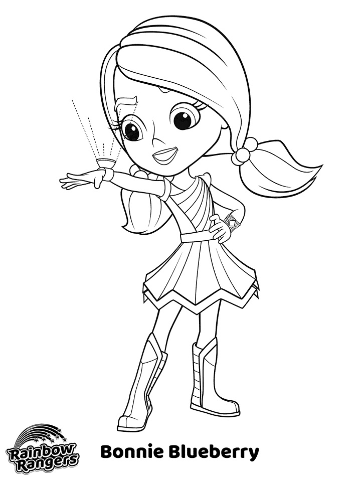 Bonnie Blueberry Coloring Page