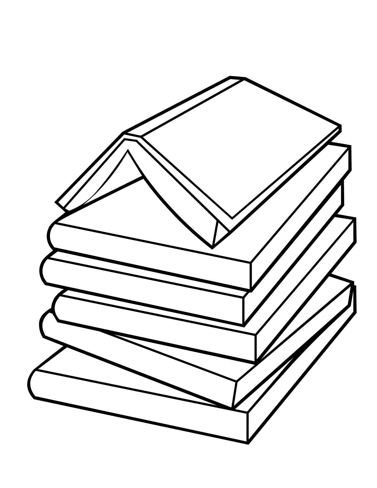 Bookss Coloring Pages   Coloring Cool