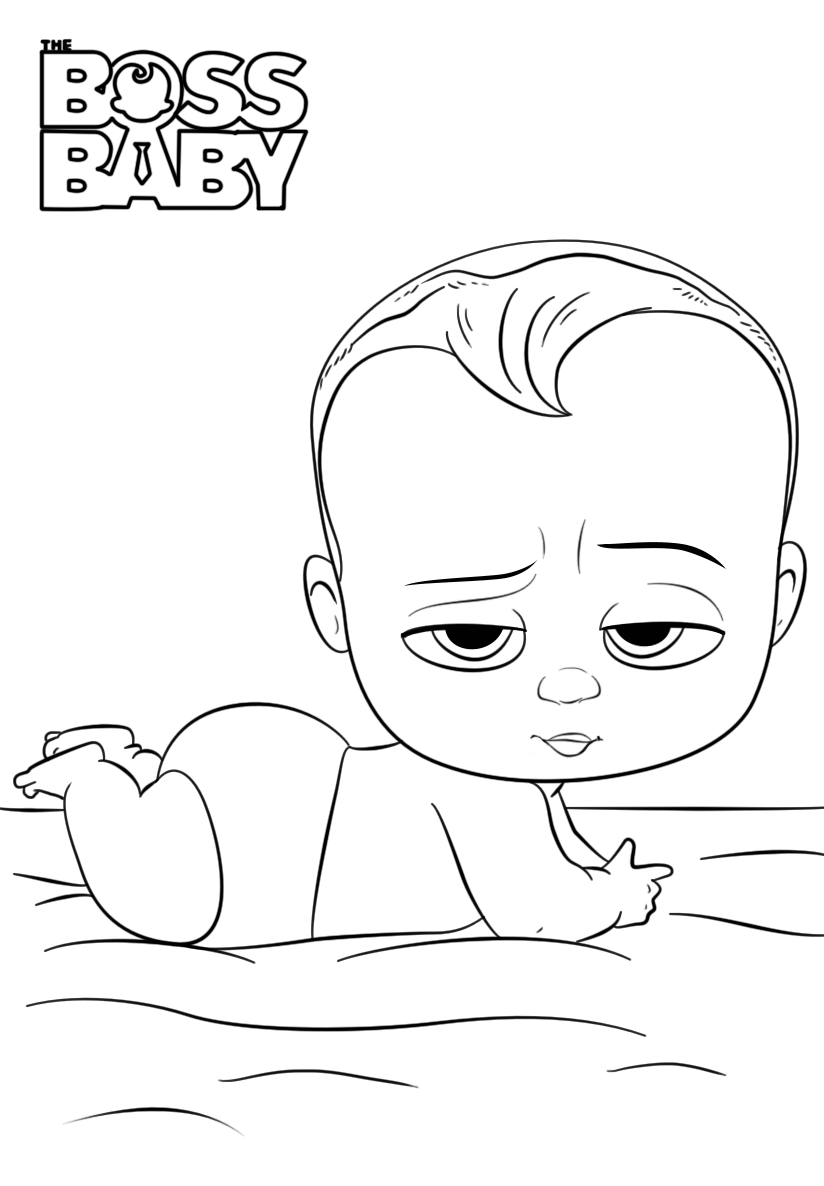 Boss Baby New Movie Coloring Page