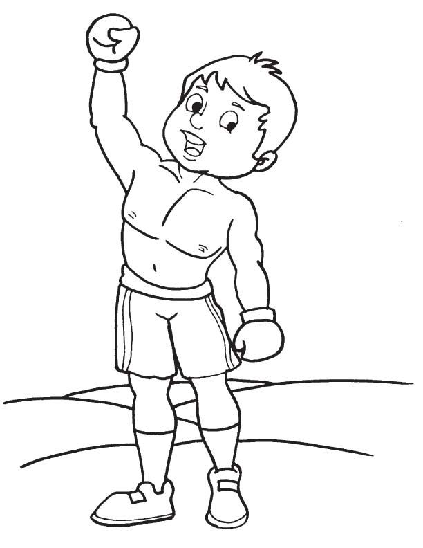 Boxings Coloring Page