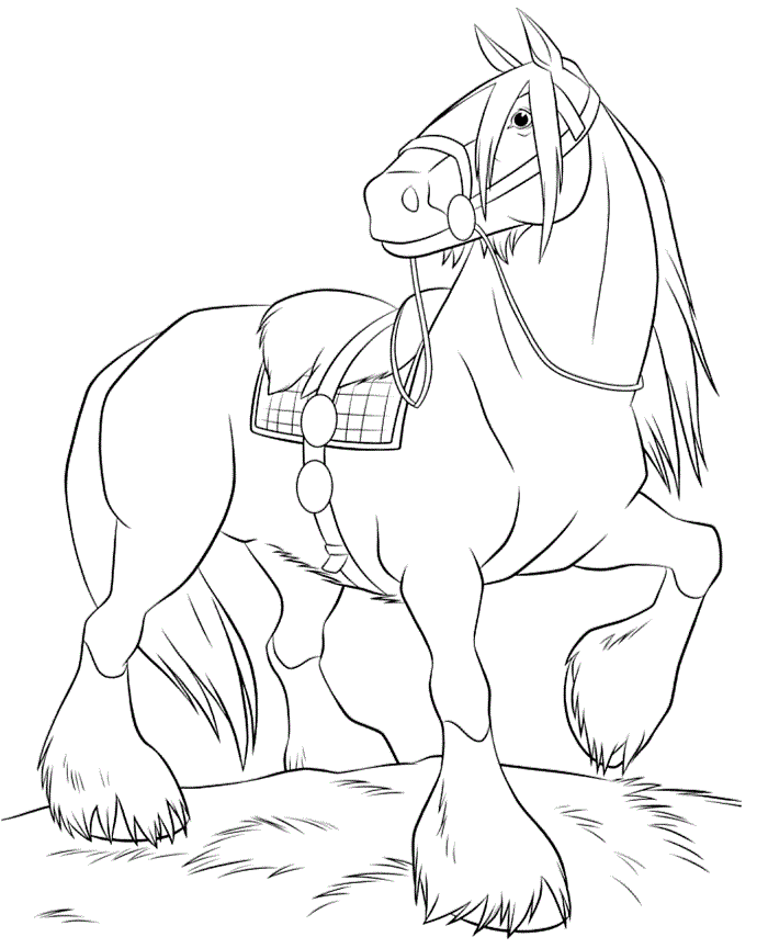 Breyer Horse S561a Coloring Page