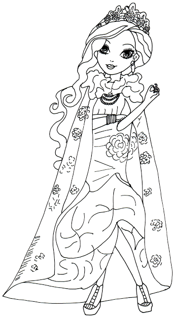 Briar Beauty Legacy Day Coloring Page
