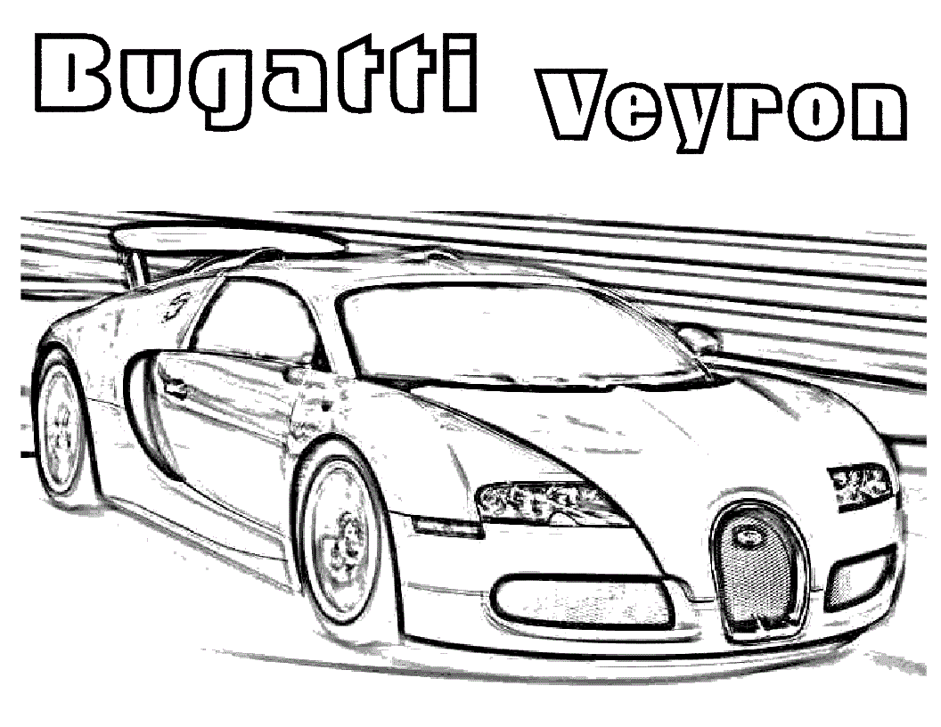 Bugattis Coloring Page