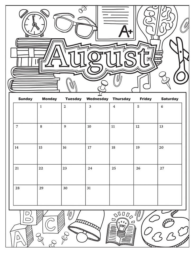 Calendar August