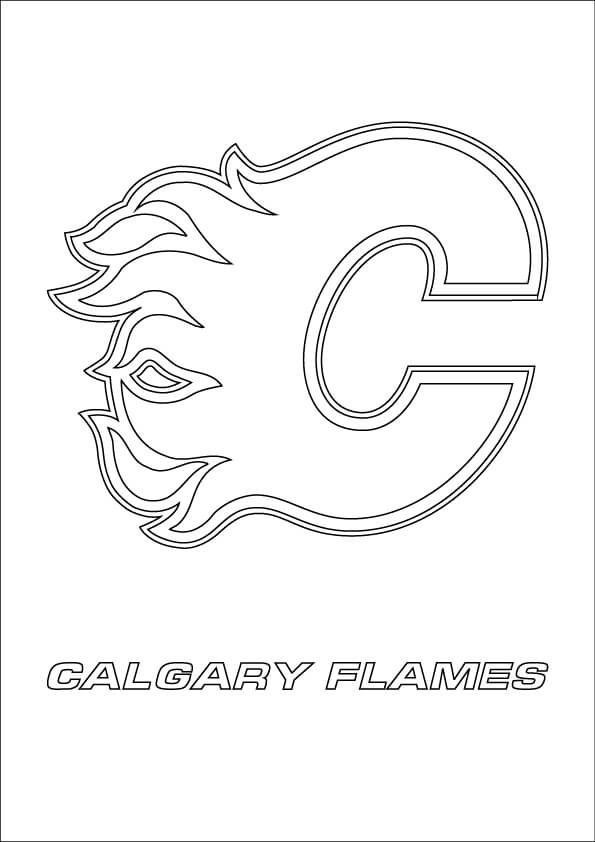 Calgary Flames Logo Nhl Hockey Sport