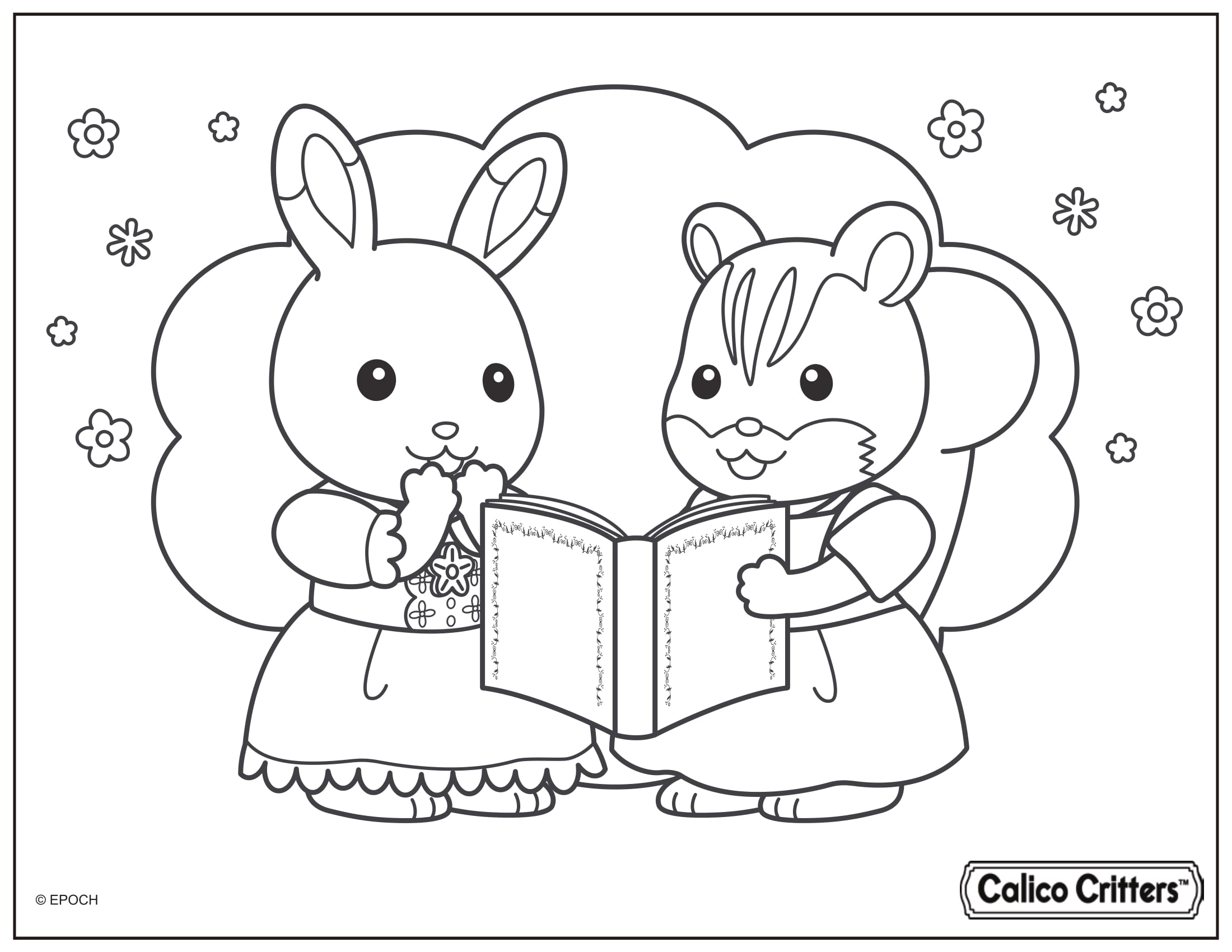 Calico Critters Read Great Story Book