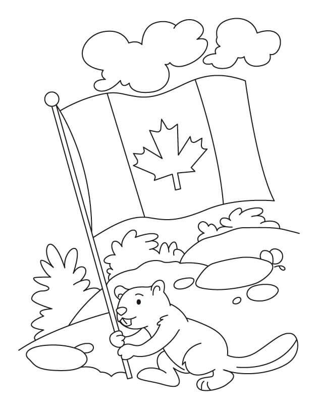 Canada Day 5 Coloring Page