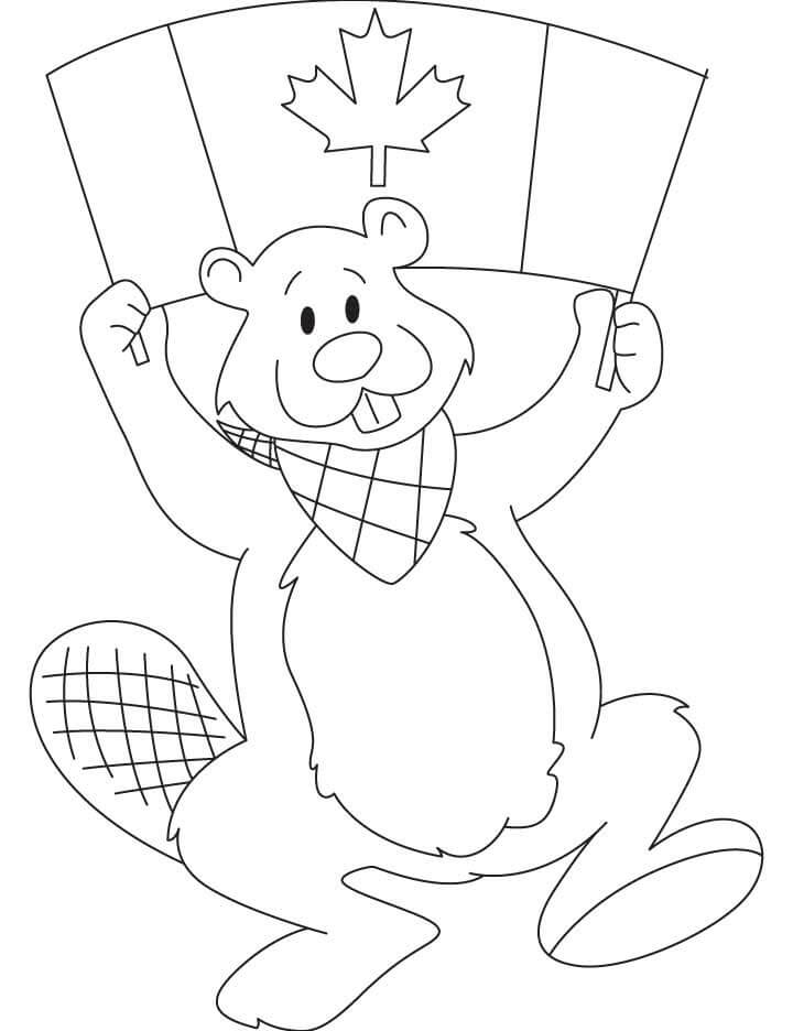Canada Day 6 Coloring Page