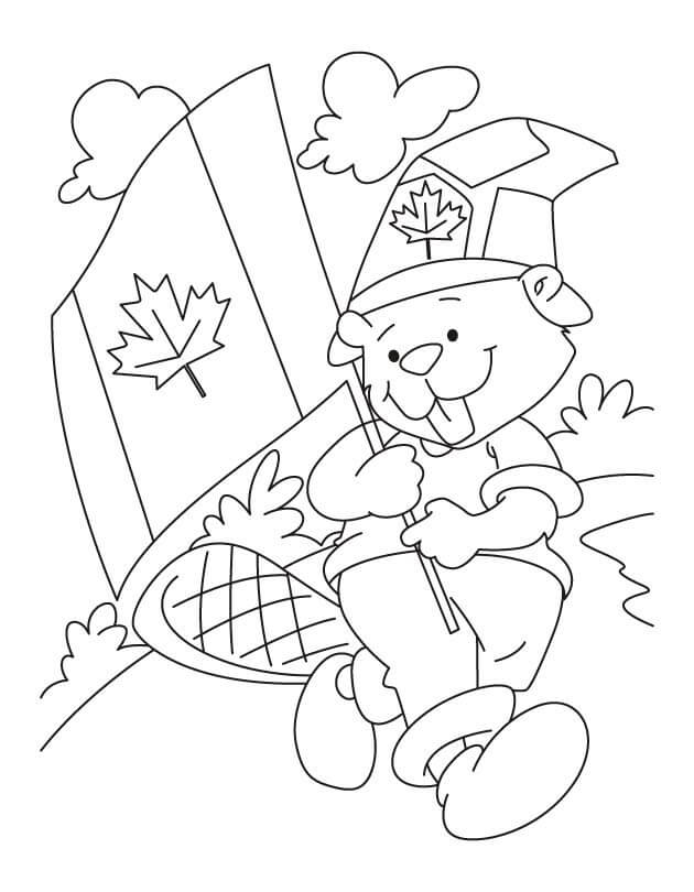 Canada Day 8 Coloring Page