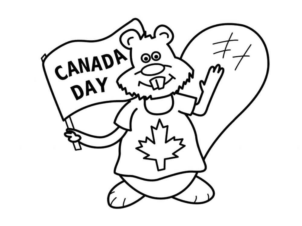 Canada Day 9 Coloring Page