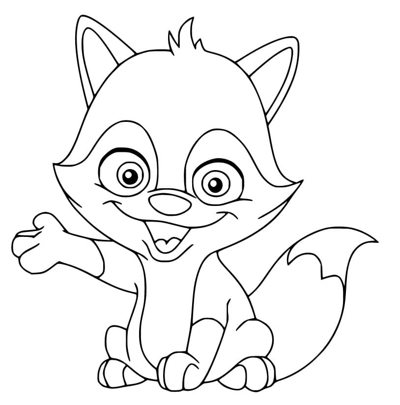 Cartoon Cute Fox