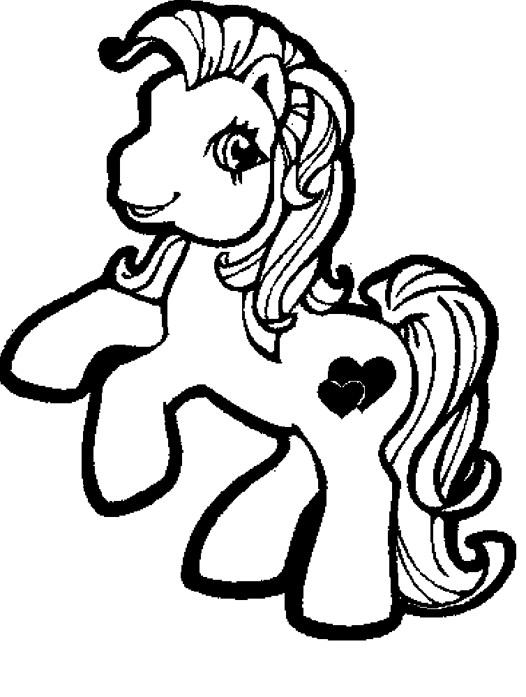 Cartoon Horse S For Girls 7d0a Coloring Page