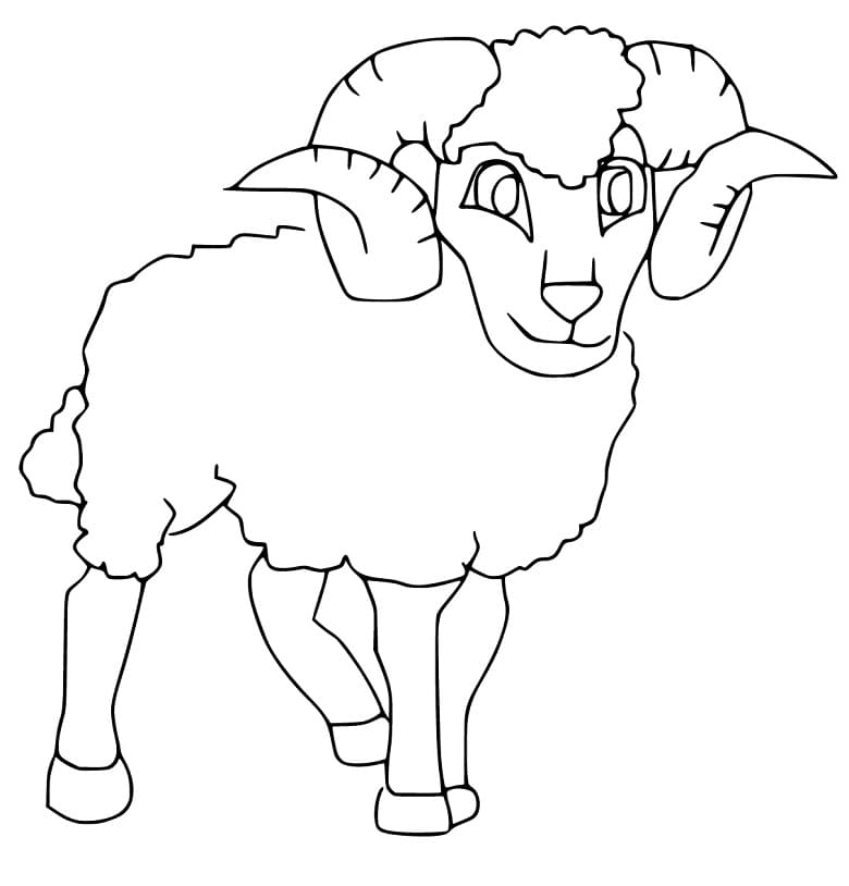 Cartoon Ram