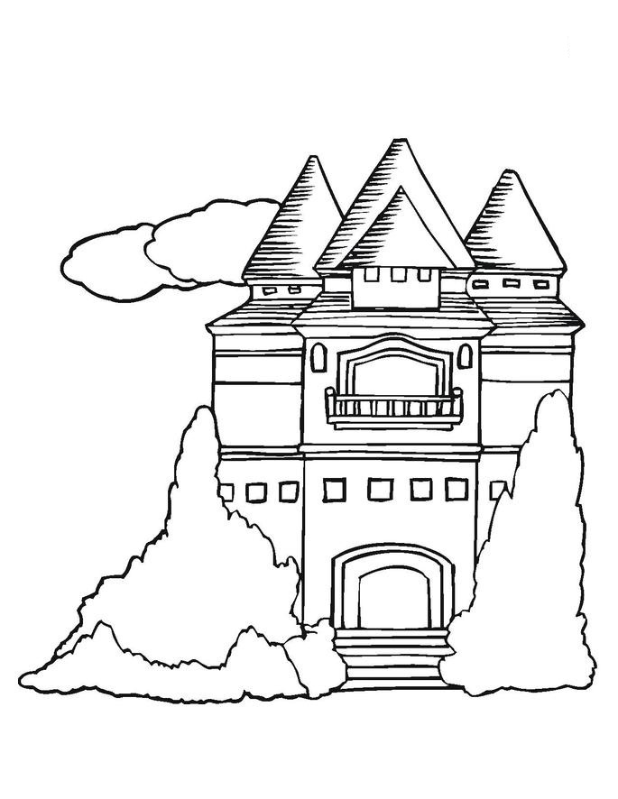 Castles Images Coloring Page