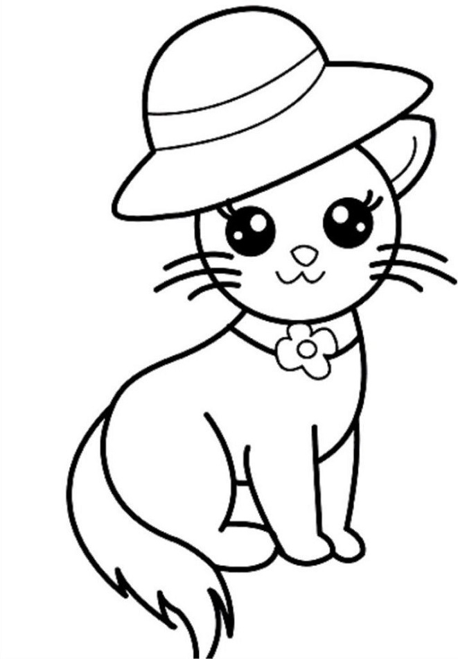 Cat Wearing Hat