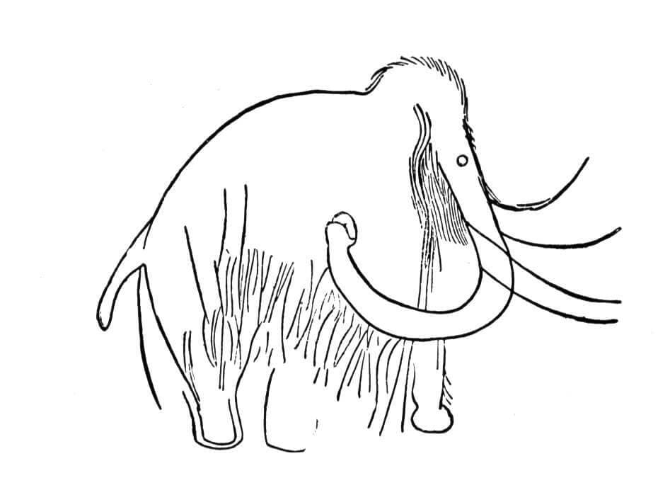 Cave Art Mammoth