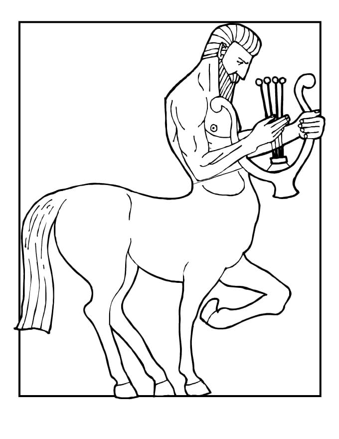 Centaur with Harp